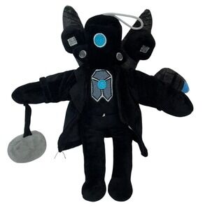 Skibidi Toilet Titan TV Man Plush Stuffed Toy Figure Hanger